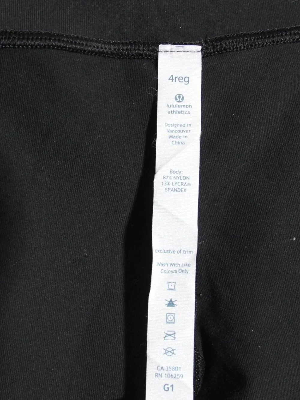 Lululemon Groove Pant (Regular) Black / Angel Wing / Cornflower Flare Leggings 4